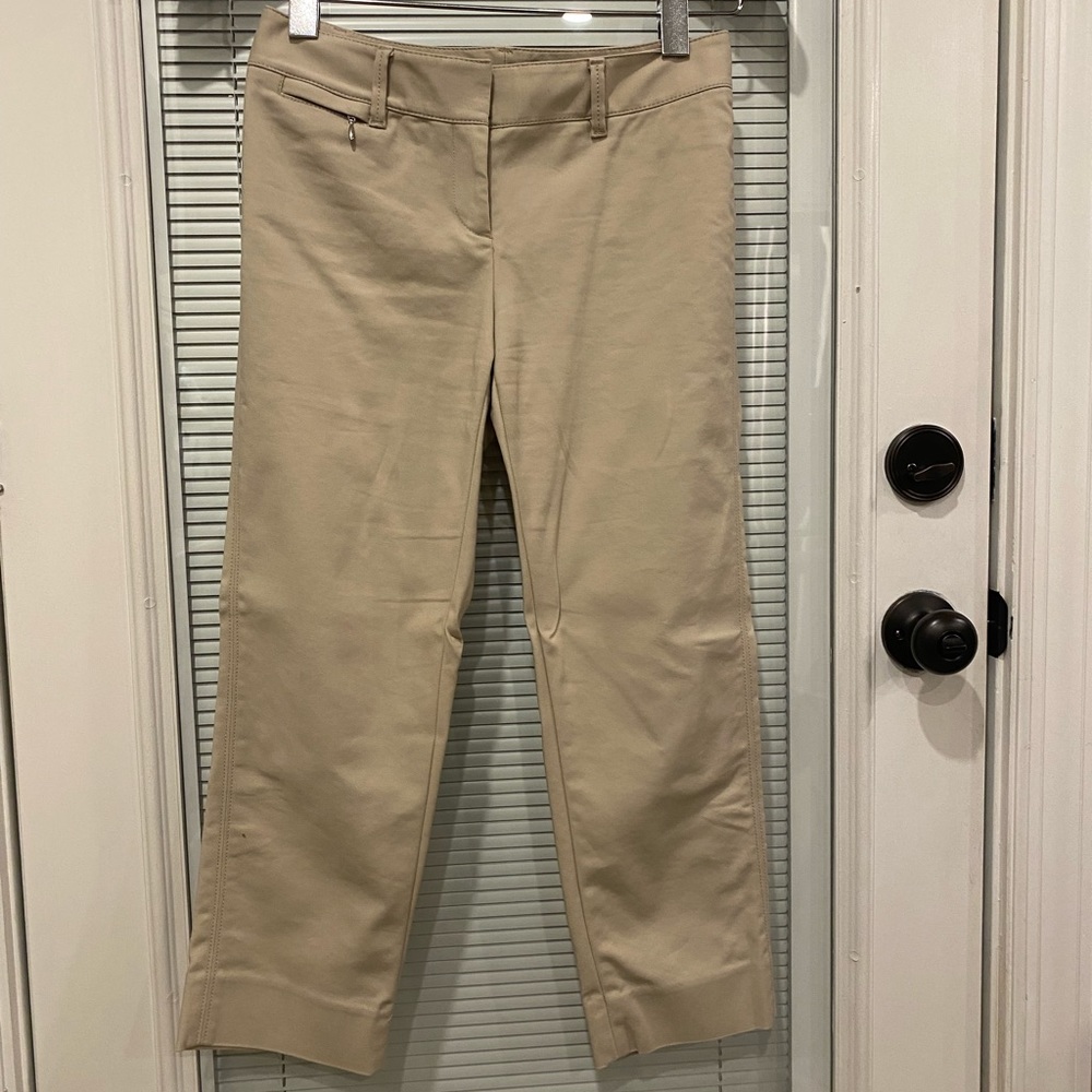 White House black market cropped pants